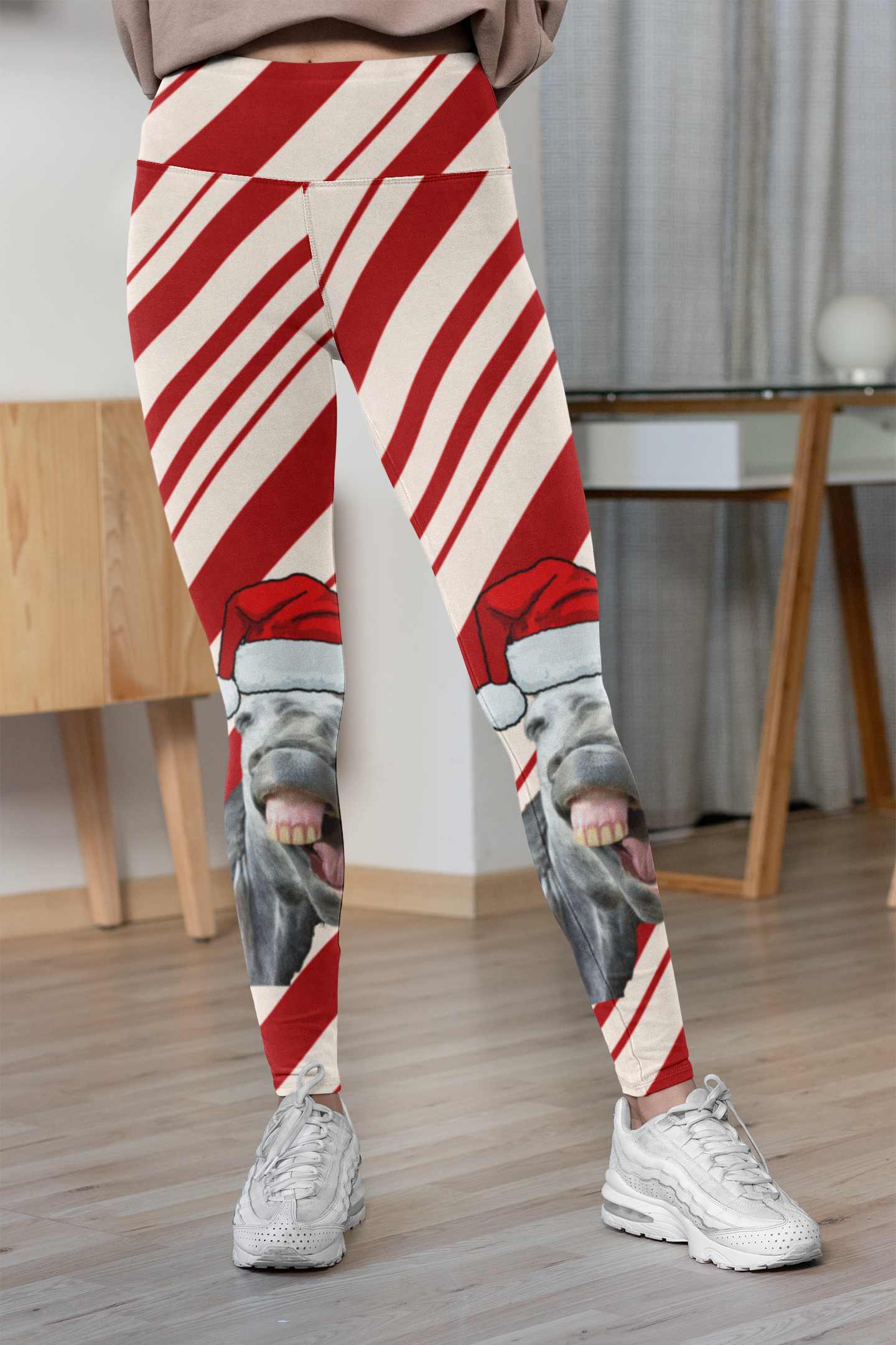 Ugly Leggings For Christmas, Horse Lover Edition