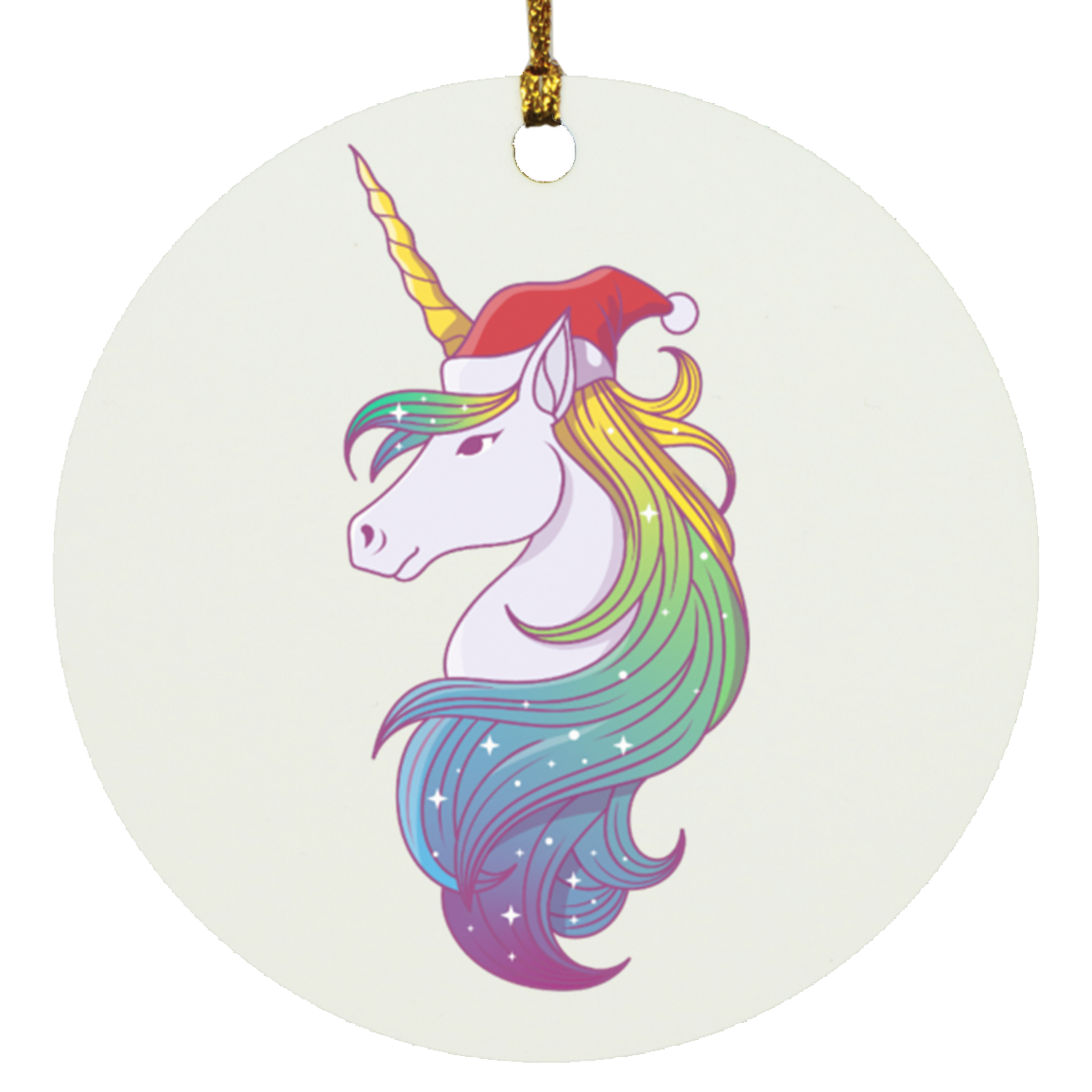 Unicorn Christmas Ornament