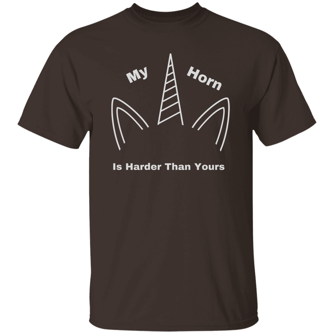 My Horn Is Harder Than Yours Men's Father's Day T-Shirt Funny Haha