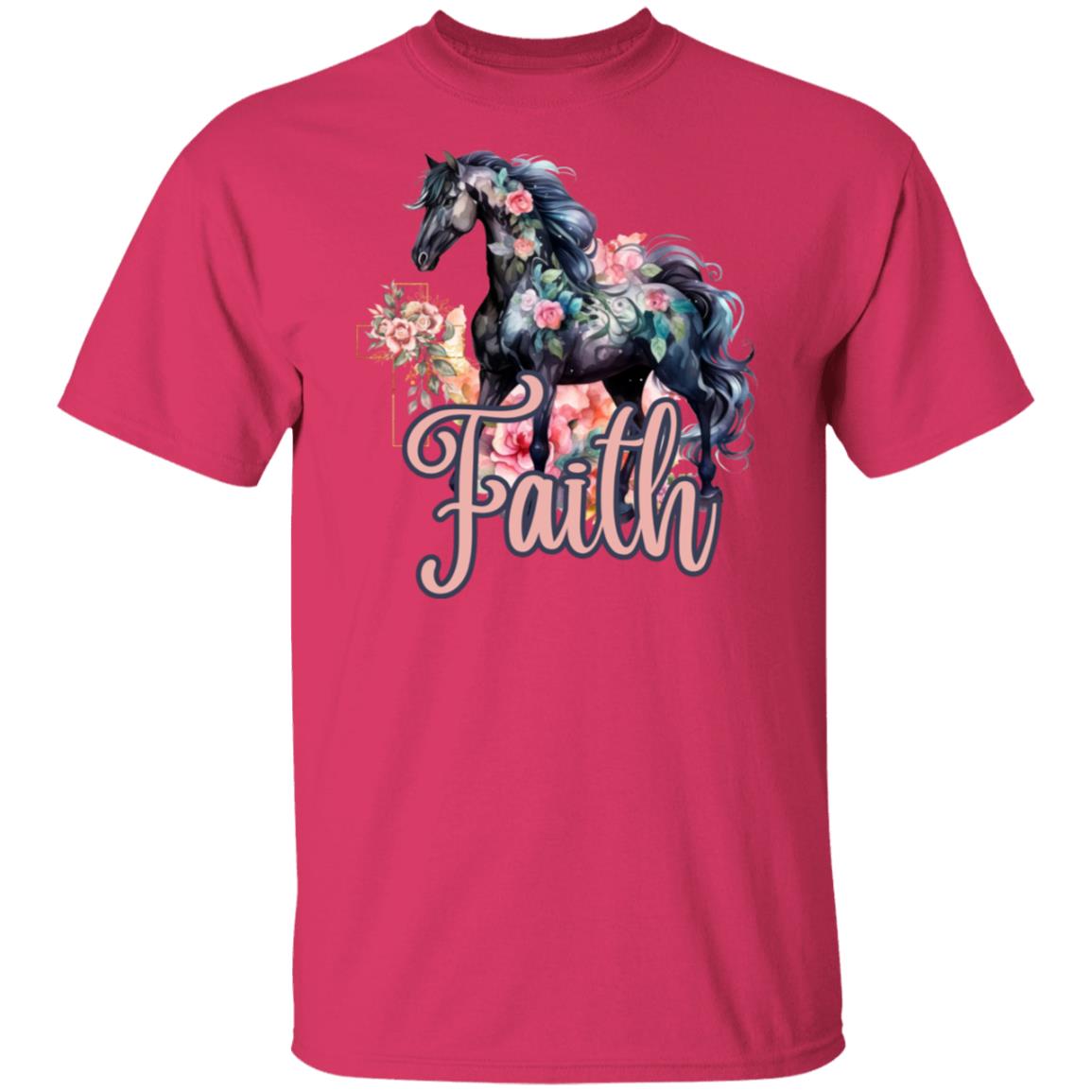 Faith Unisex T-Shirt For Horse Lovers