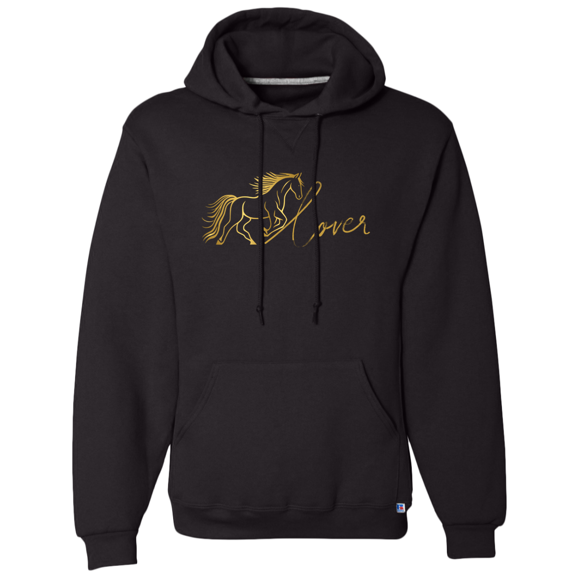 Horse Lover Hoodie Gold Powerful Message For Horse Lovers