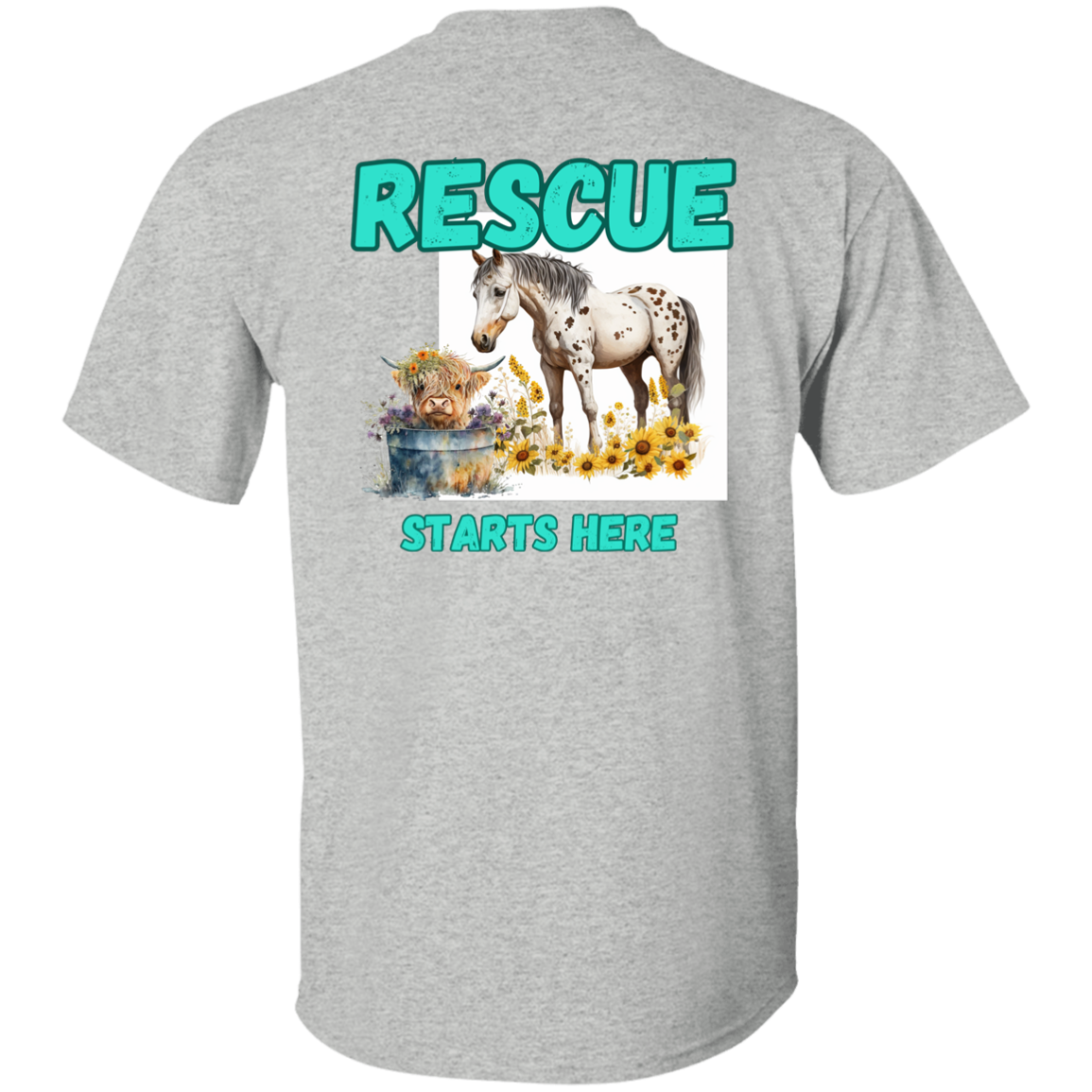 Rescue Starts Here T-Shirt For Donation of 10%