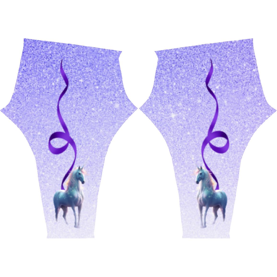 Purple Support A Cause Leggings For Horse Lovers