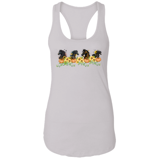 Horse Patch Halloween Yoga Shirt Tank For Horse Lovers