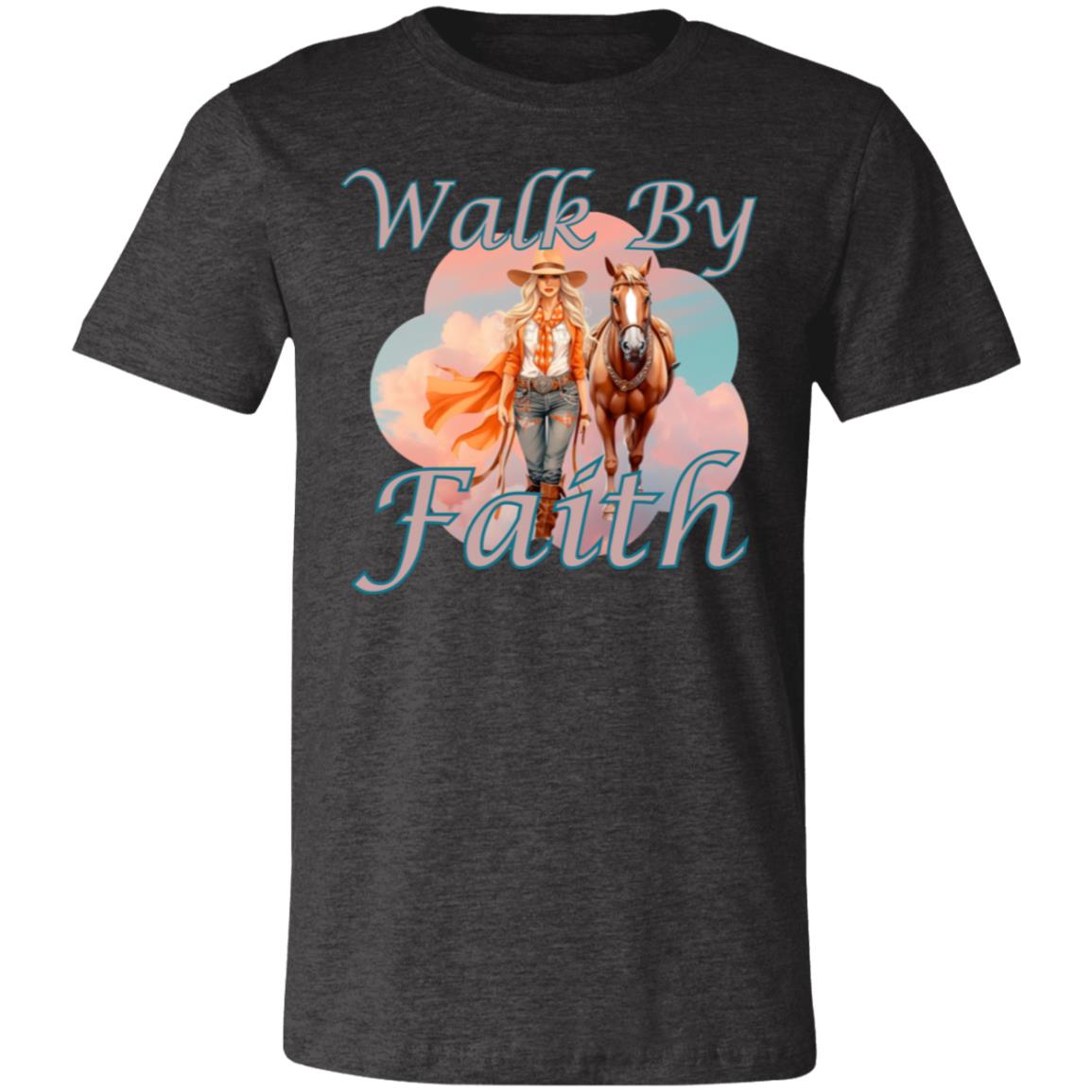 Walk By Faith - T-Shirt Unisex - Blonde Palomino