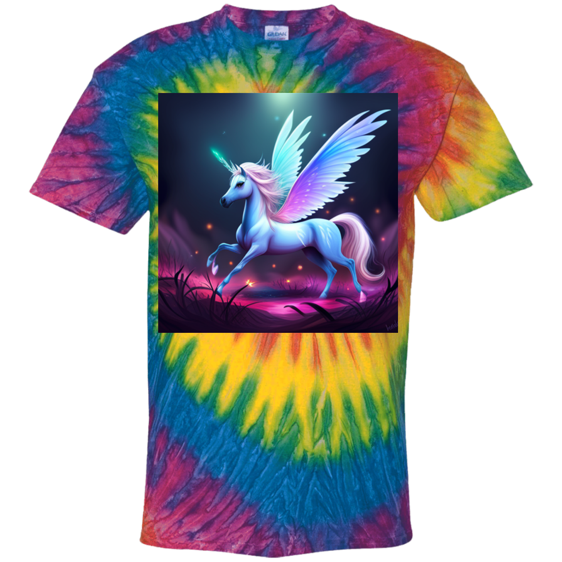 Unicorn Tie Die T-Shirt Youth