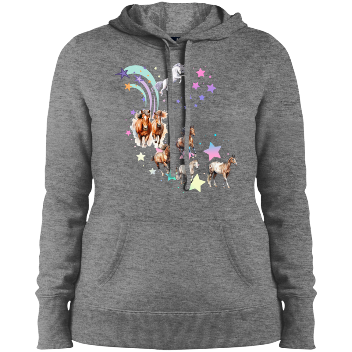 Shooting Star Running Horses, Horse Lover Shirt, Horse Shirt, Fairy Shirt, Fun Horse Shirt, Star Horse Hoodie, Horse Sweater