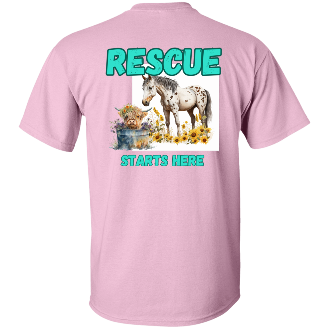 Rescue Starts Here T-Shirt For Donation of 10%