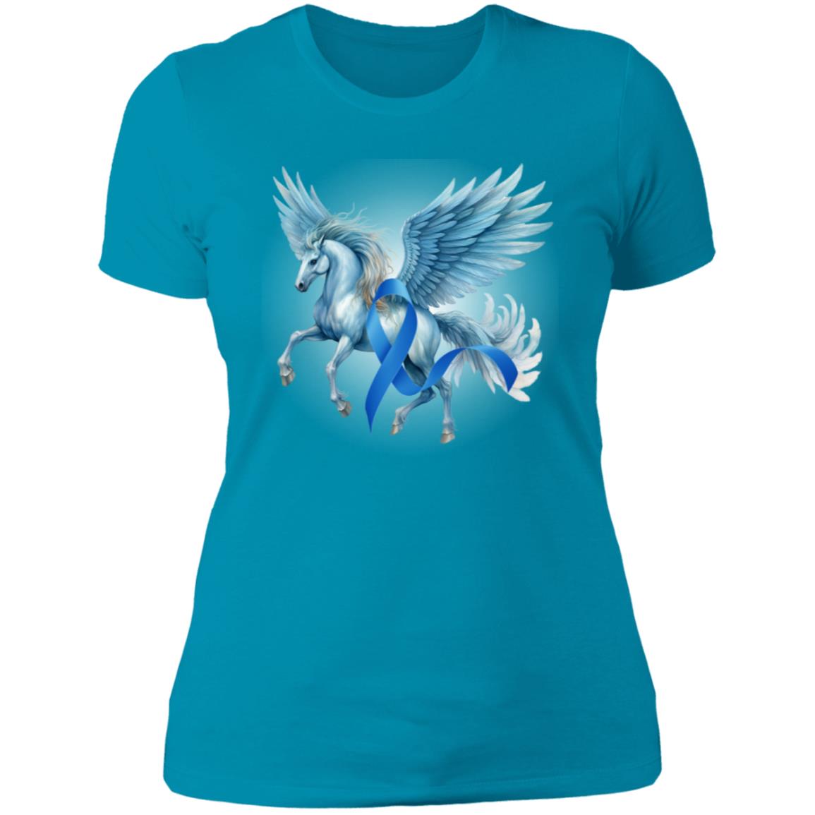 Blue Support A Cause T-Shirt For Horse Lovers