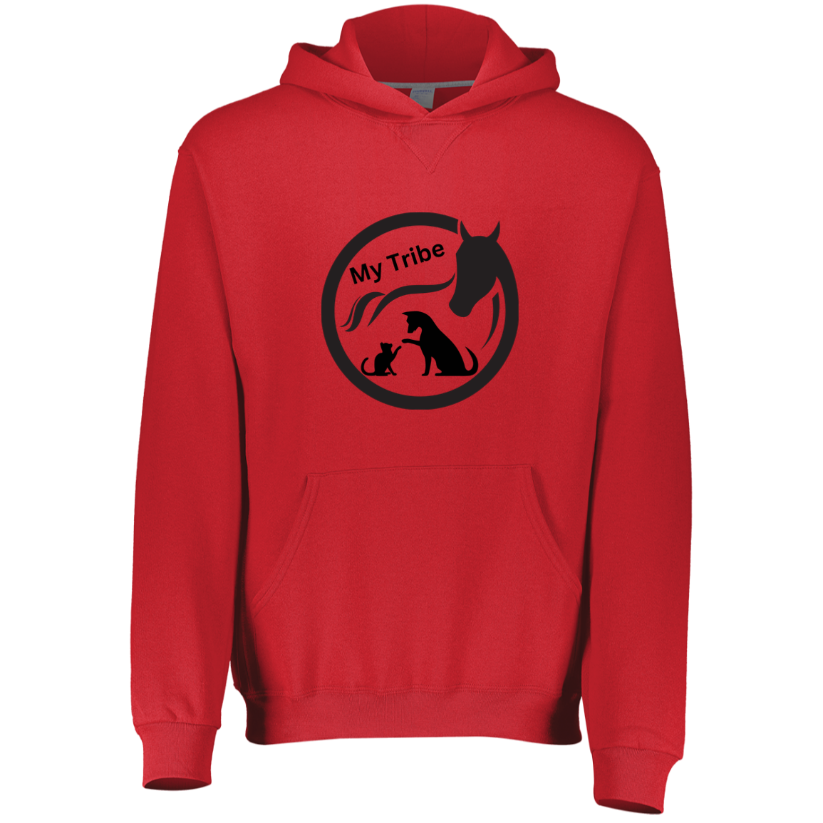 My Tribe Fleece Hoodie For Animal Lovers, Horse Lovers, Dog Lovers, Cat Lovers