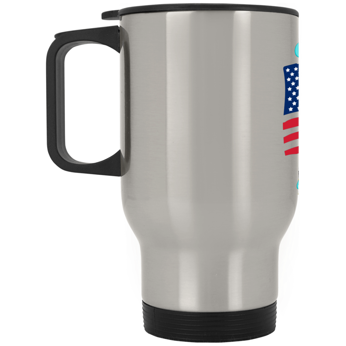 Born Wild and Free Mustang Travel Mug