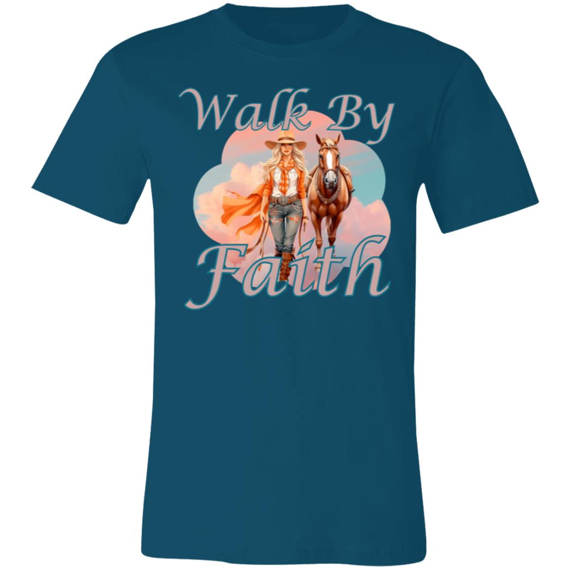 Walk By Faith - T-Shirt Unisex - Blonde Palomino