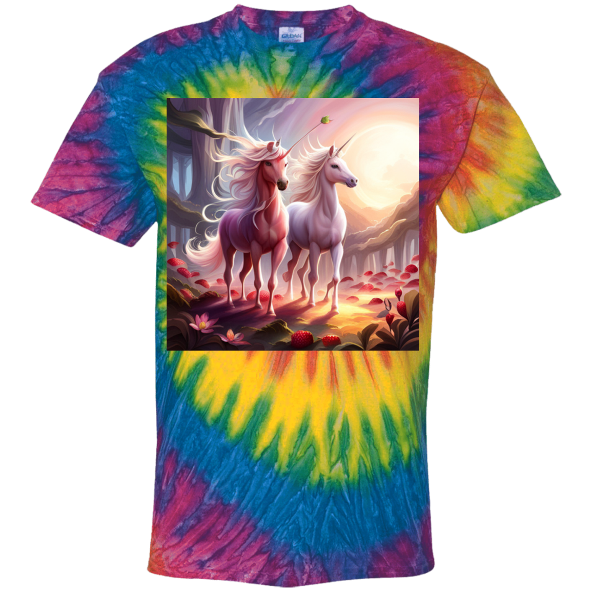 Tie Die Unicorn T-Shirt Youth