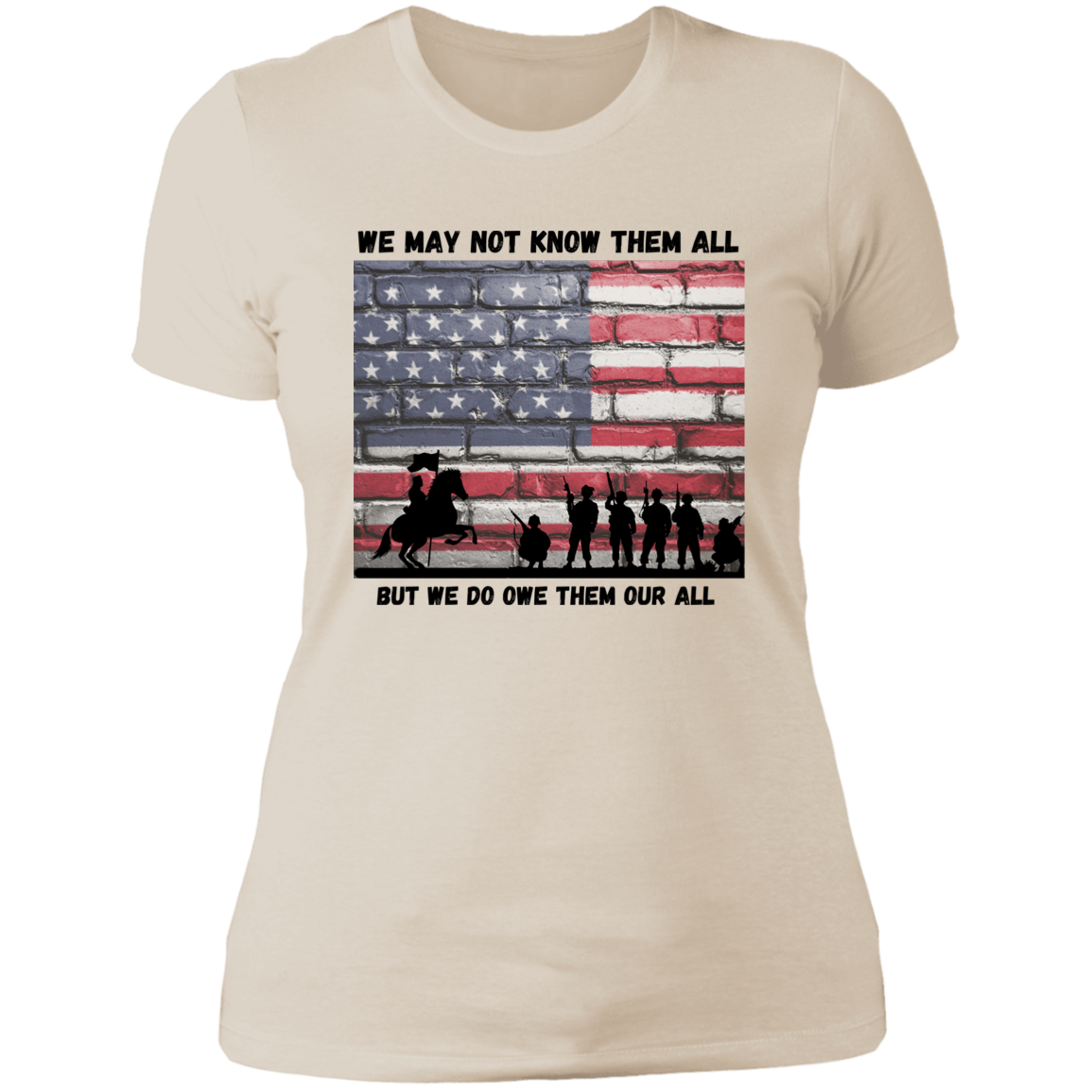 Ladies We May Not Know Them All But We Do Owe Them Our All T-Shirt Memorial Day