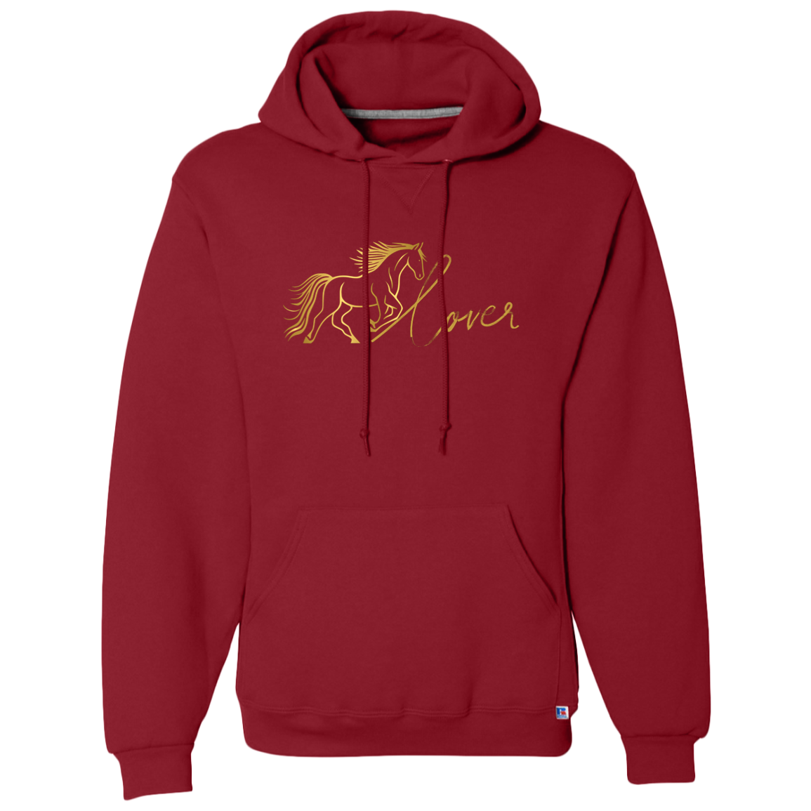 Horse Lover Hoodie Gold Powerful Message For Horse Lovers