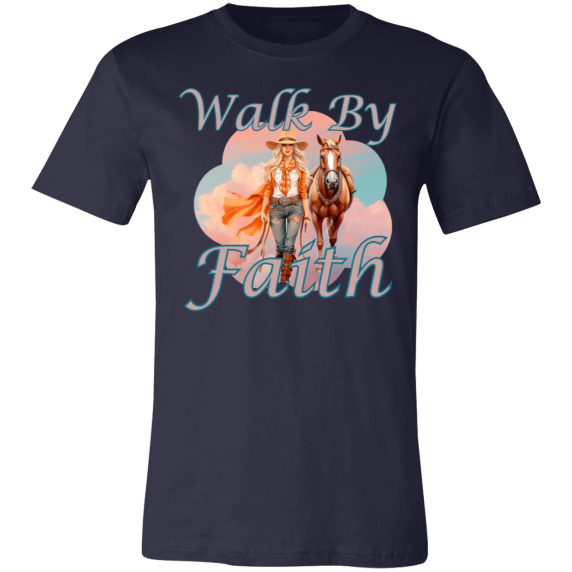 Walk By Faith - T-Shirt Unisex - Blonde Palomino