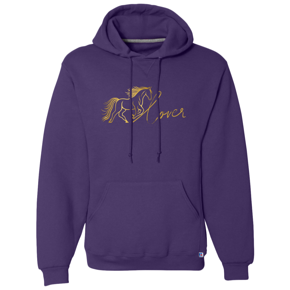 Horse Lover Hoodie Gold Powerful Message For Horse Lovers