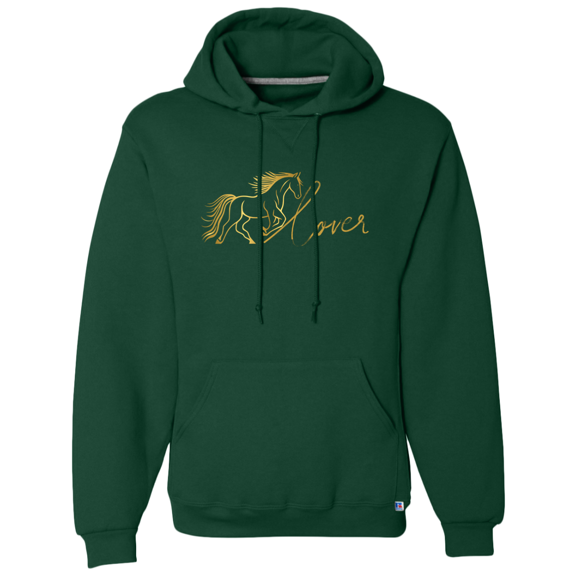 Horse Lover Hoodie Gold Powerful Message For Horse Lovers