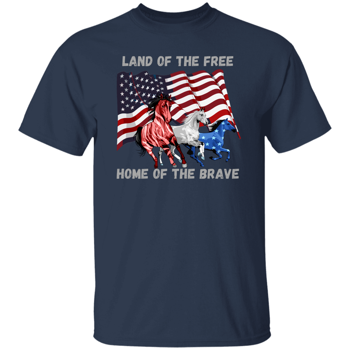 Land of the Free, Home of the Brave, Memorial Day T-Shirt, 4th Of July T-Shirt Unisex