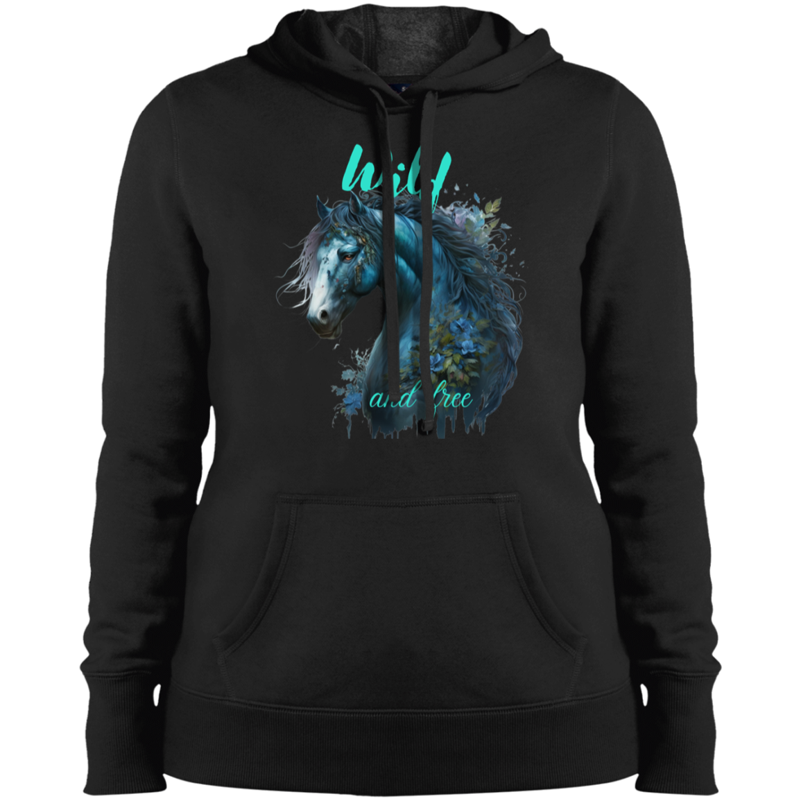 Wild and Free Horse Hoodie Pullover