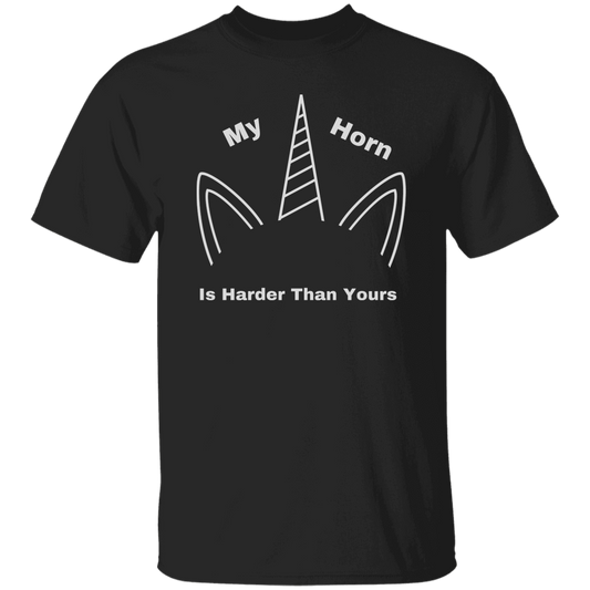 My Horn Is Harder Than Yours Men's Father's Day T-Shirt Funny Haha