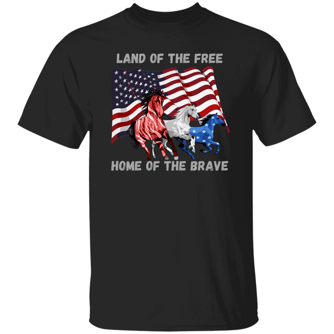 Land of the Free, Home of the Brave, Memorial Day T-Shirt, 4th Of July T-Shirt Unisex