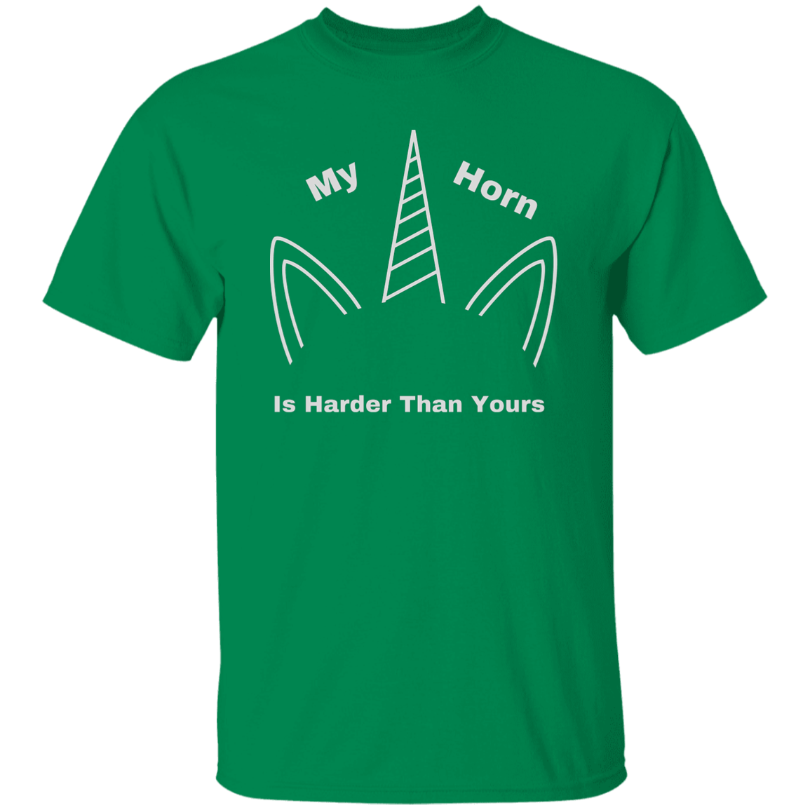 My Horn Is Harder Than Yours Men's Father's Day T-Shirt Funny Haha