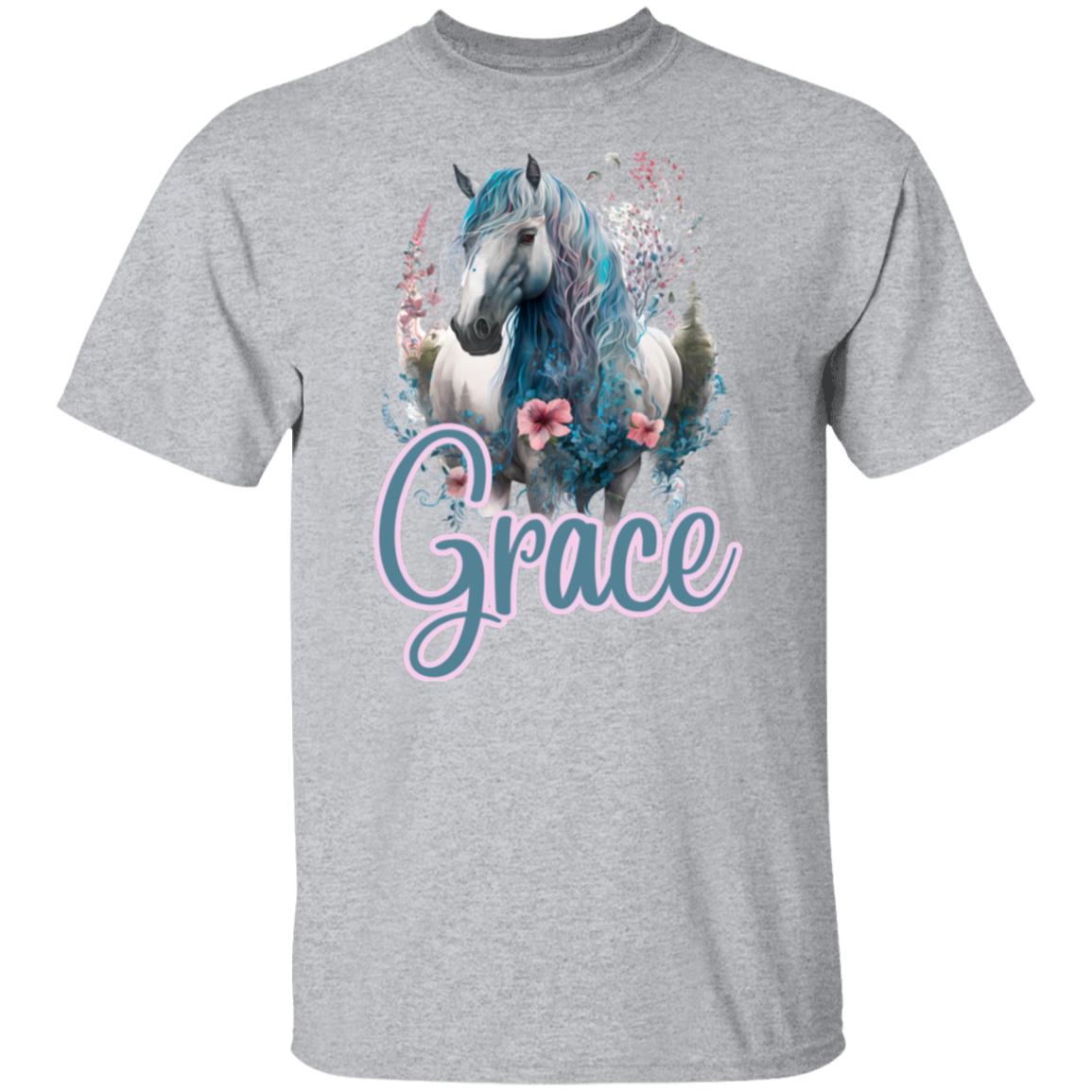 Grace Unisex T-Shirt For Horse Lovers