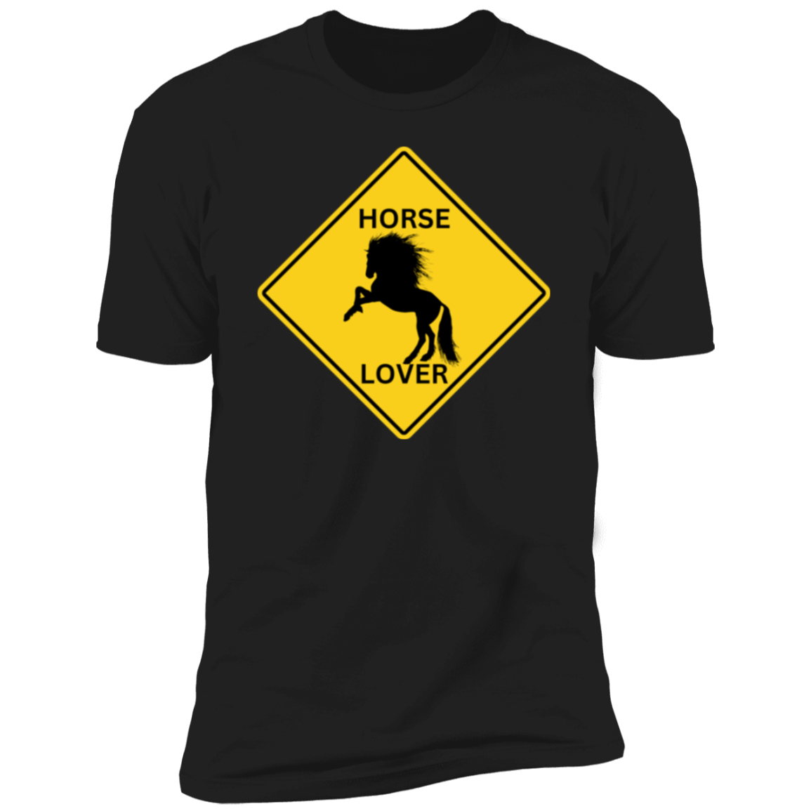 Horse Lover Crossing Sign T-Shirt