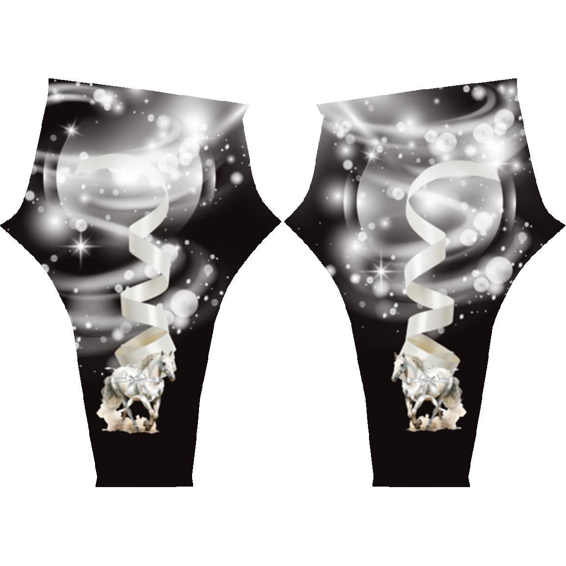 White Support A Cause Leggings For Horse Lovers