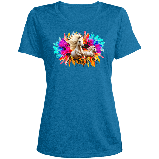 Unicorn Burst Women's Colorful T-Shirt
