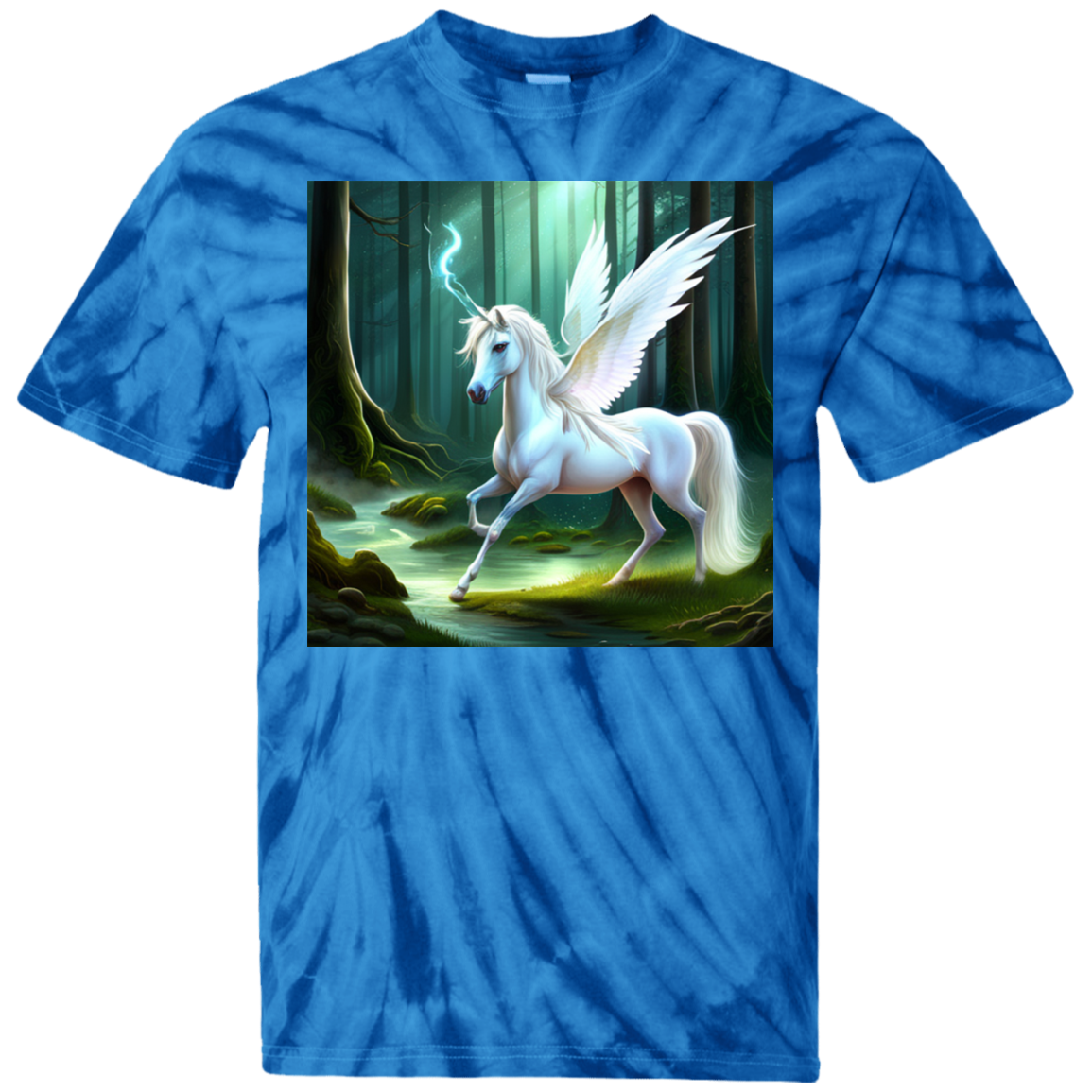 Youth Unicorn T-Shirt Tie Die