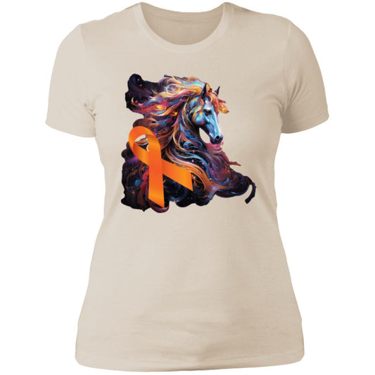 Orange Support A Cause T-Shirt For Horse Lovers
