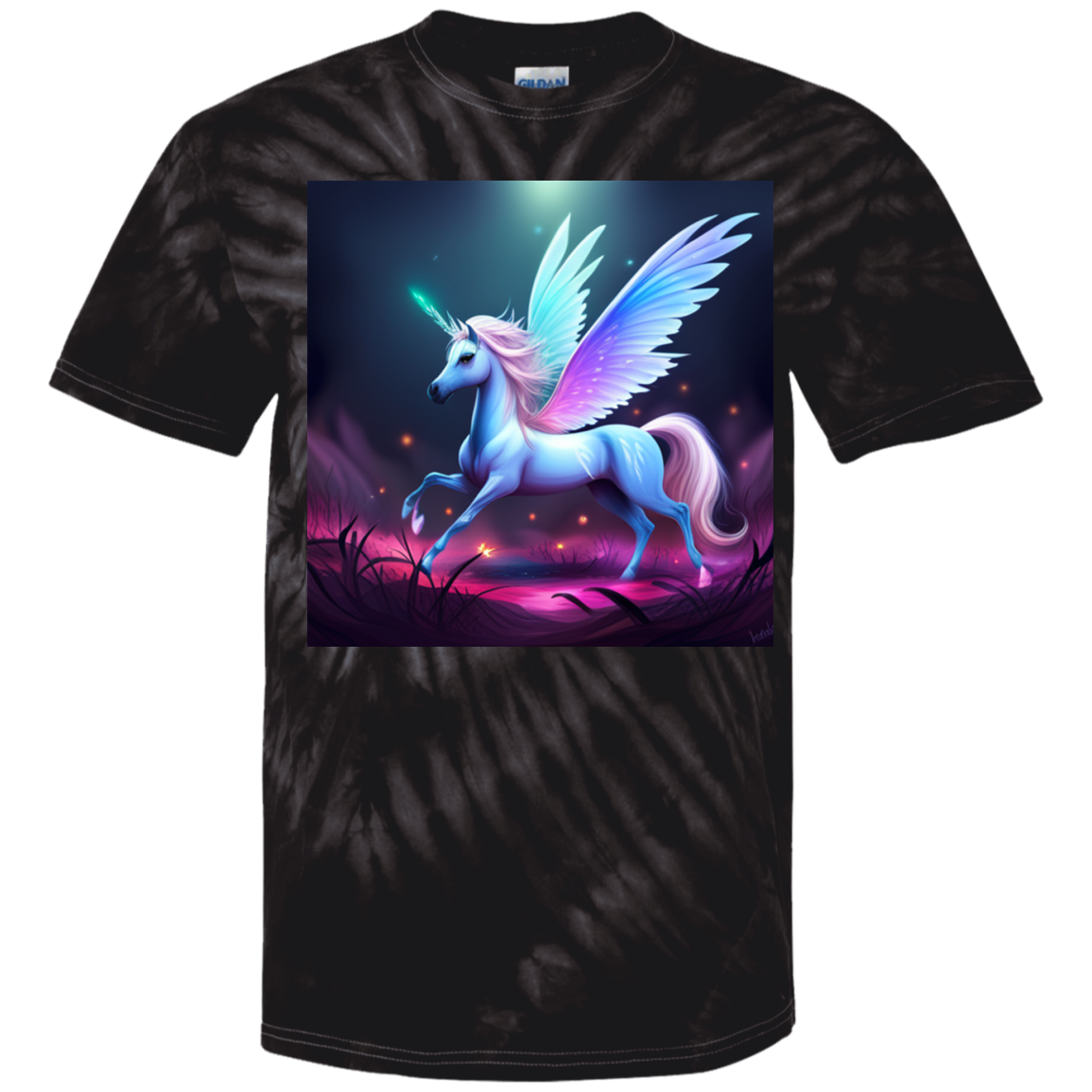 Unicorn Tie Die T-Shirt Youth