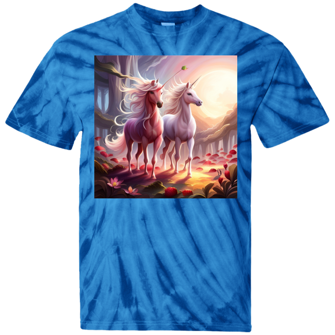 Tie Die Unicorn T-Shirt Youth