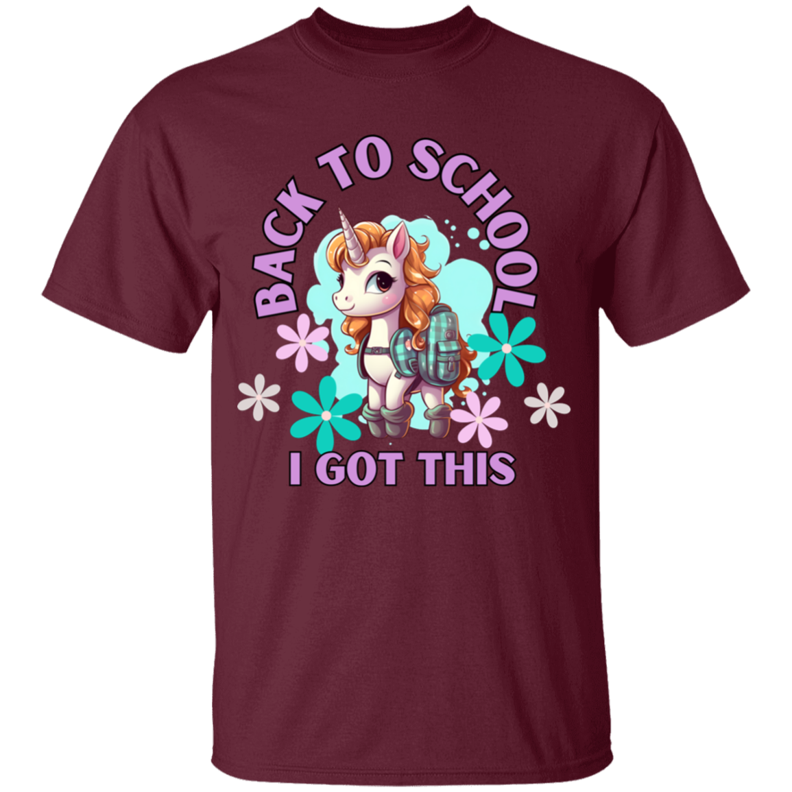 Back to School, I Got This - Youth T-Shirt with Ready-for-School Unicorn