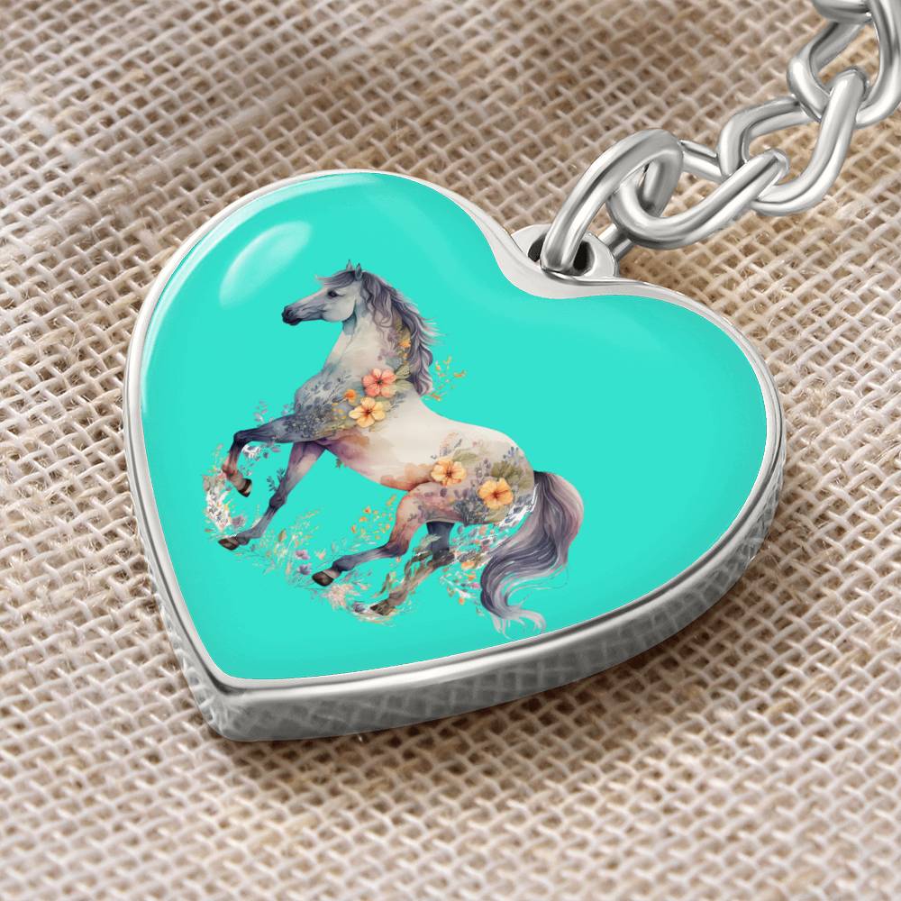 Engraved Keychain For Horse Lovers