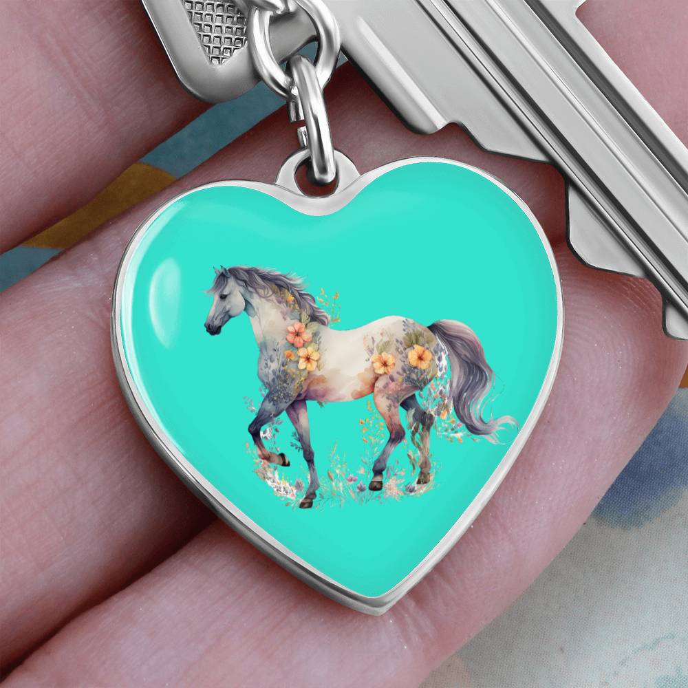 Engraved Keychain For Horse Lovers