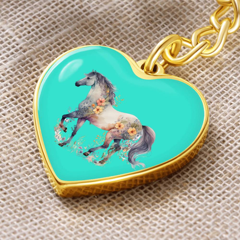 Engraved Keychain For Horse Lovers