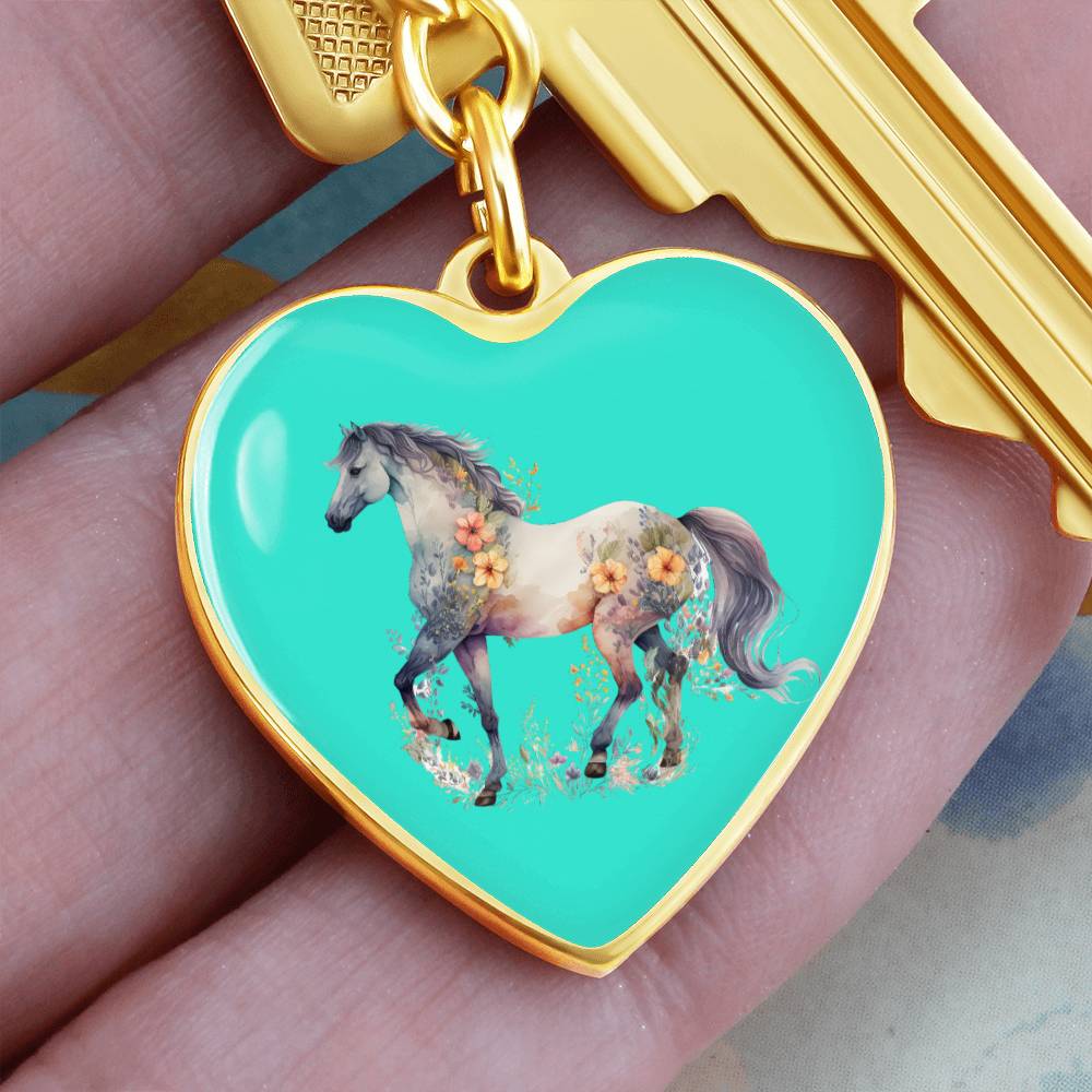 Engraved Keychain For Horse Lovers