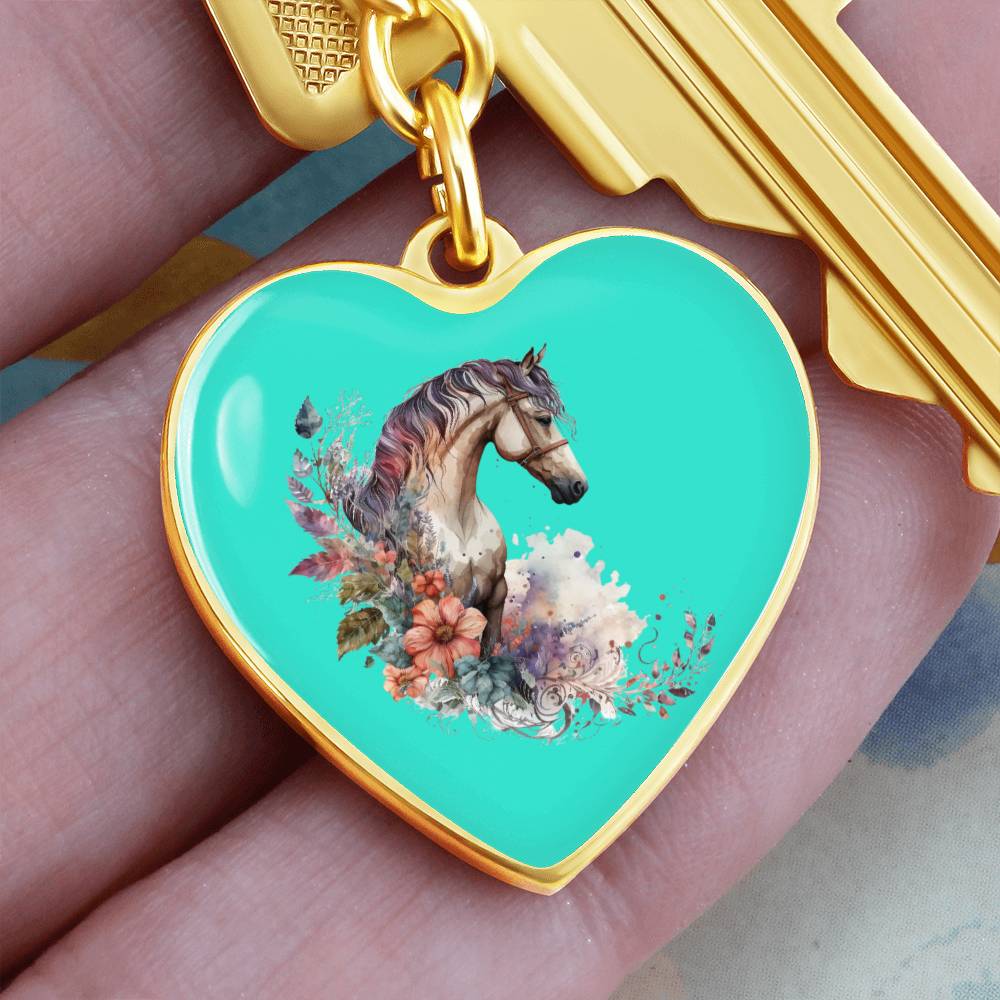 Engraved Keychain For Horse Lovers