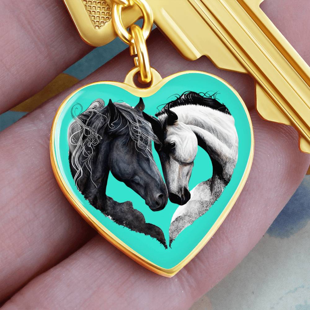 Engraved Keychain For Horse Lovers