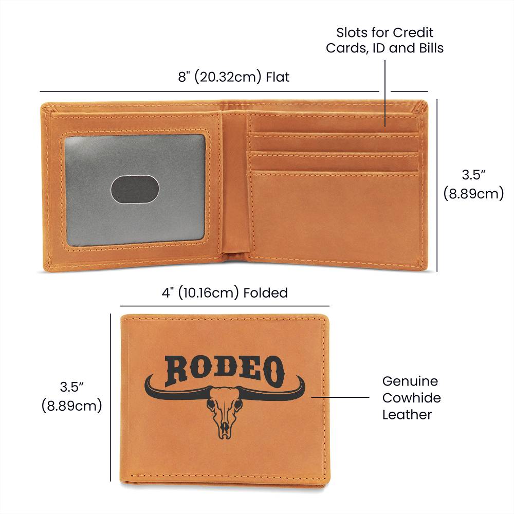 Rodeo Wallet for Men Who Love Horses