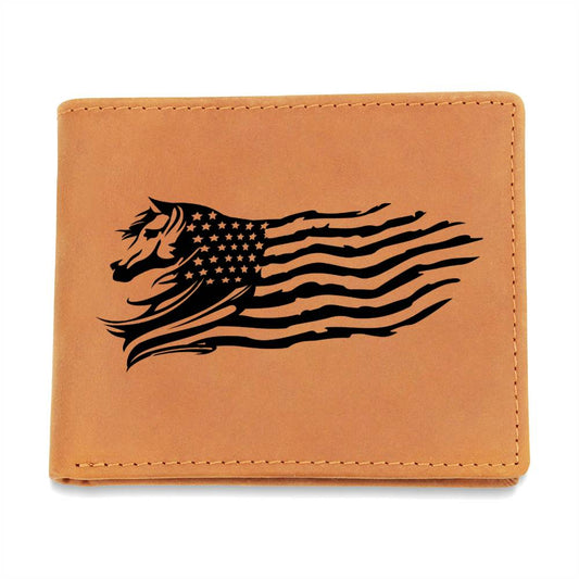 Horse Flag Wallet For Those American Horse Lovers