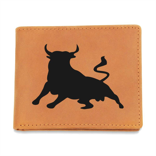 Bull Wallet For Cowboys Or Just Men Who Love Bulls