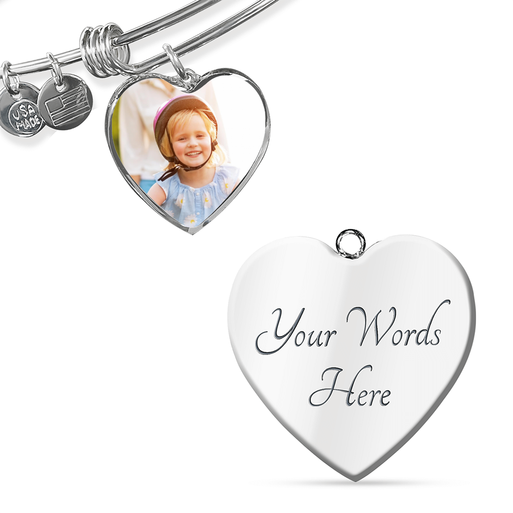 Personalized Image Keepsake Bracelet - Just Add Image