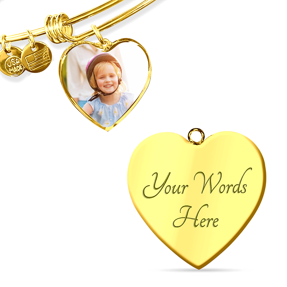 Personalized Image Keepsake Bracelet - Just Add Image