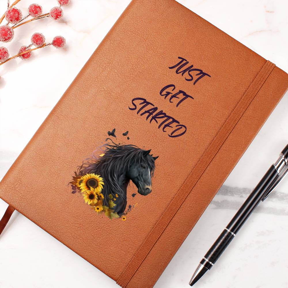 Just Get Started Journal For Horse Lovers