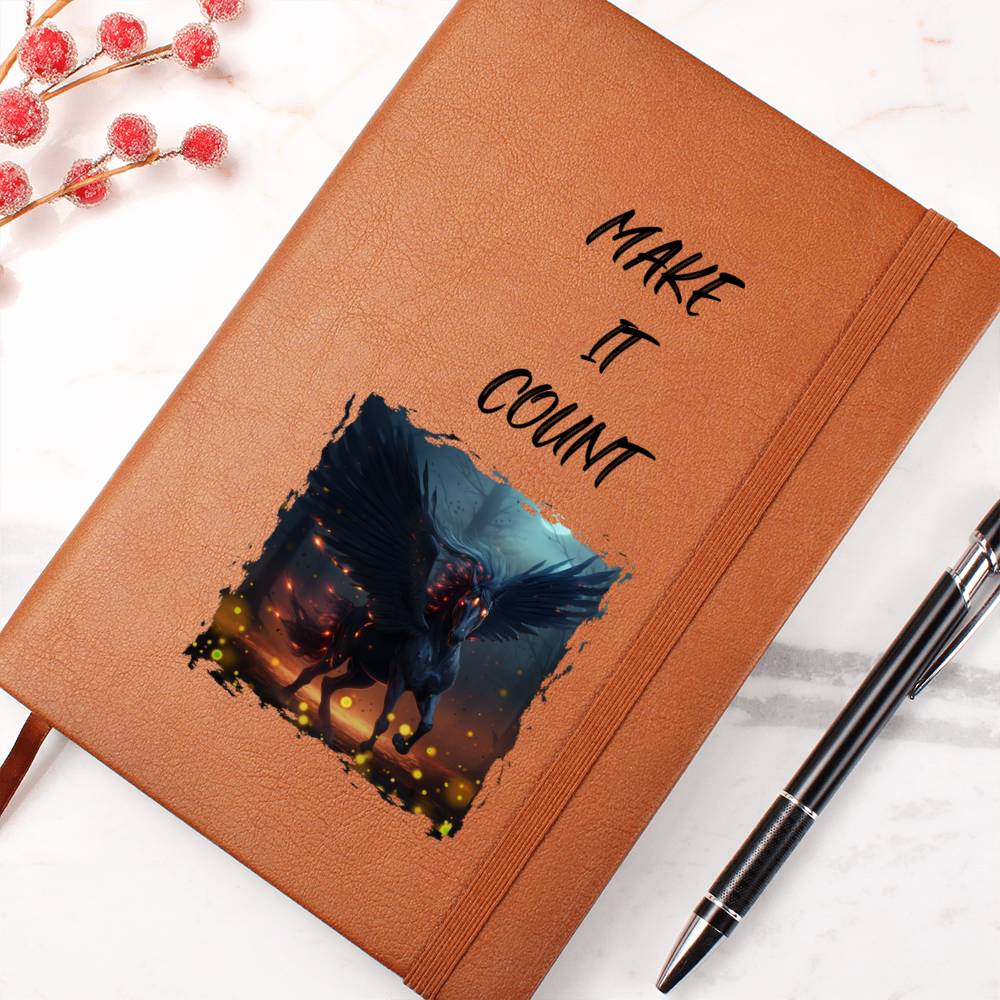 Make It Count Horse Lover Halloween Notebook Journal