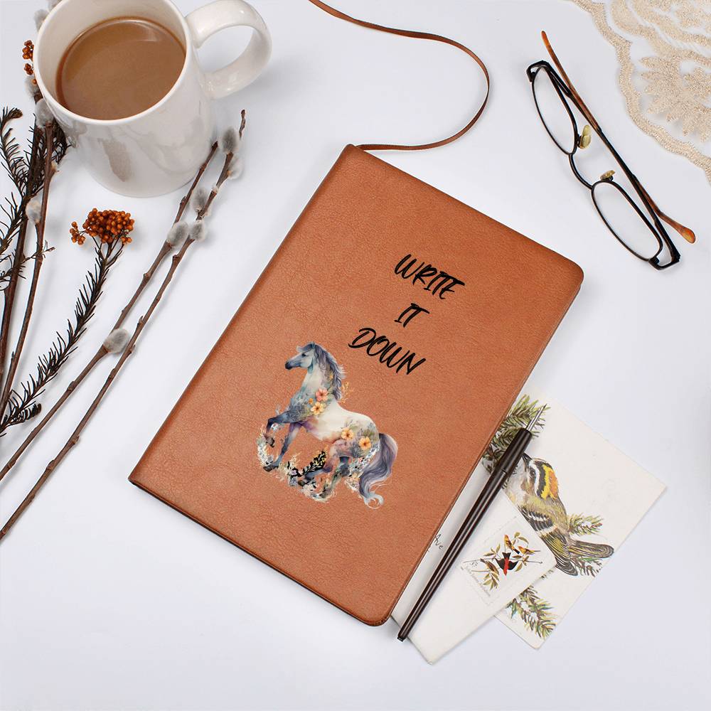 Write It Down Journal Notebook For Horse Lover